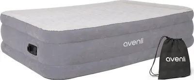 Produktbild von AVENLI Luftmatratze selbstaufblasend 2 Personen 203x152x46cm mit Elektropumpe Queen-Size