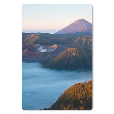 Produktbild von MuchoWow® Mauspad Mousepad Vulkan - Natur - Nebel 18x27 cm - Mousepads - Maus Mat - Pad - Mausunterlage