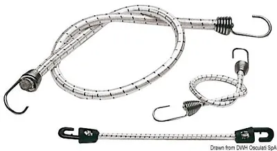 Immagine prodotto di Corda in gomma con gancio in acciaio 50 cm x 8 mm , 20 pezzi