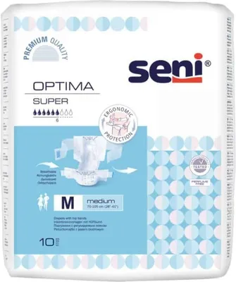 Produktbild von Seni Optima Super Inkontinenzvorlage m.Hüftbund M 10 St
