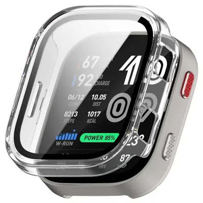 Produktbild von Smartwatch Hülle + Schutzglas für Amazfit Bip Max Schutz 9H PC Transparent