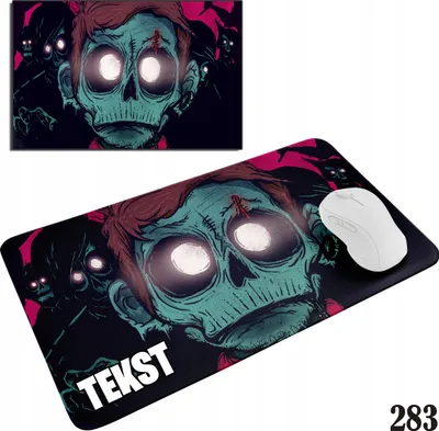 Image de tapis de souris au choix - ZOMBIE ZOMBI 20x24cm