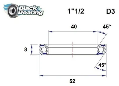 Produktbild von Hb 40X52X8Mm 45 /45