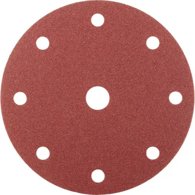 Zdjęcie produktu dla Krążek papieru ściernego, 9 otworów K120 150mm