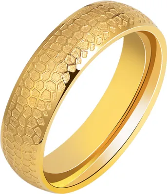 Produktbild von Akzent Herren-Partnerring, Edelstahl, goldfarben