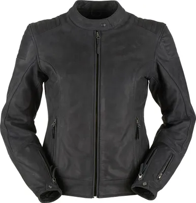 Produktbild von Furygan Debbie Damen Motorrad Lederjacke (Black,M)