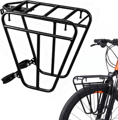 Productafbeelding van Voordrager fiets - Koolstofstaal - Tot 20 kg - Voor 26-29 inch