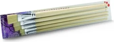 Produktbild von Gussowpinsel-Set. LANG 5tlg. 5 tlg VE=6 St