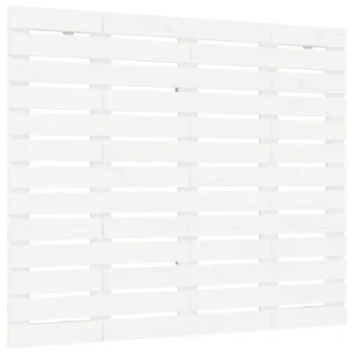 Obrázok produktu pre vidaXL Nástenné čelo biele 126x3x91,5 cm Masívne borovicové drevo
