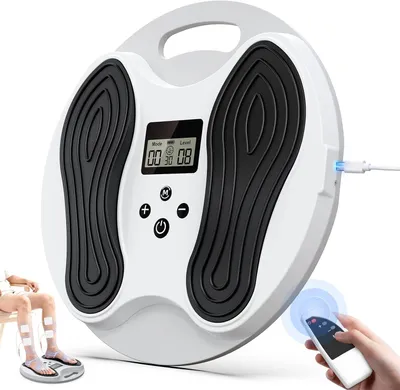 Produktbild von EMS Fußmassagegerät mit TENS – Durchblutungsstimulator für Beine & Füße gegen Müdigkeit, Schmerzen & Neuropathie