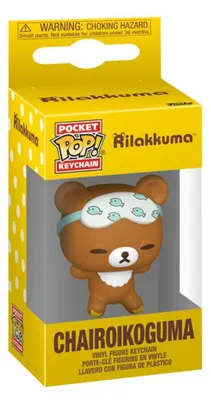 Obrázok produktu pre Kľúčenka Pocket POP s motívom Rilakkuma a Chairoikoguma