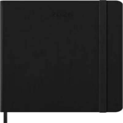 Zdjęcie produktu dla Kalendarz 2026 12M Moleskine L dzienny twarda oprawa czarny 13x21cm