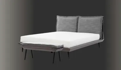 Produktbild von Hocker Grau Elegantes Schlafzimmer Hocker Polster Modern Design Luxus Neu