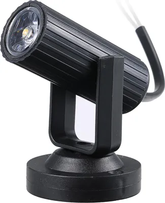 Image de AC85-265V 1W LED Mini Spot Lampe Éclairage de scène Luminaire portable pour décoration de fête à domicile Déco DJ Show Bar Pub Club Concert