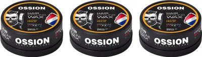 Produktbild von Ossion Barber Line Hair Styling Wax Ultra Strong 3x150 ml