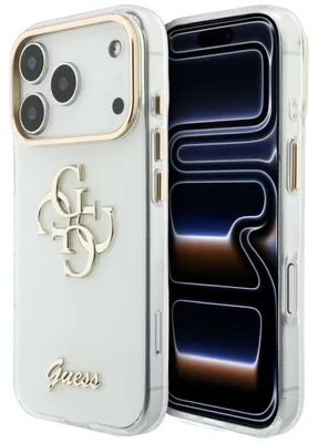 Obrázok produktu pre Puzdro Guess IML 4G Script Metal pre iPhone 18 Pro Max / 17 Pro Max, biela farba