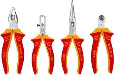 Produktbild von Würth Zangen VDE Sortiment ZANG-VDE 4 teilig 071401 580961    1