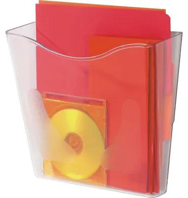 Produktbild von Deflecto® DocuPockets 210, Wandhalter hoch, für Prospekte, glasklar