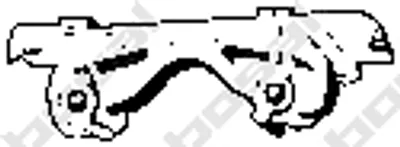 Produktbild von Bosal Anschlagpuffer, Schalldämpfer Mittelschalldämpfer 255-417