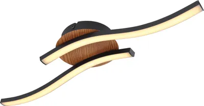 Image de Globo Lighting Plafonnier métal noir, LED