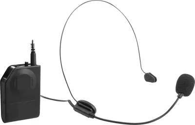 Obrázok produktu pre Trevi EM 408 UHF, Pripínací mikrofón, Kábel, 6.35 mm (1/4"), 20 m, 667 MHz, Čierna