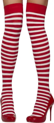 Obrázek produktu pro Smiffys - Dámské punčochy SM263 (jedna velikost) (bílá/červená)