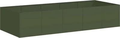 Immagine prodotto di Fioriera Verde Oliva 200x80x40 cm in Acciaio