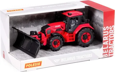 Obrázek produktu pro Traktor Wader "Belarus" s pluhem na sníh červený