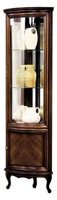 Produktbild von Eckvitrine Schaukasten Glasvitrine Glasschrank Regalvitrine Vitrine Schrank