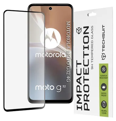 Obrázok produktu pre Techsuit 111D Full Cover Full Glue Glass ochranné sklo pre Motorola Moto G32 – čierne