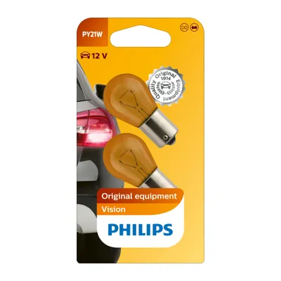 Image de Philips 12496NAB2 PY21W Vision