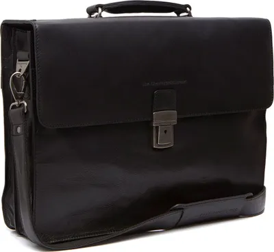 Zdjęcie produktu dla Skórzana teczka Oxford marki Chesterfield w kolorze czarnym