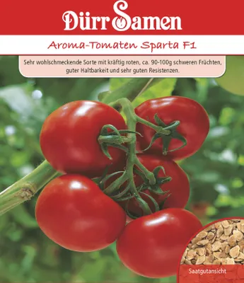 Artikelbild 1 von 'Tomate Sparta F1' aus der Kategorie Tomatensamen