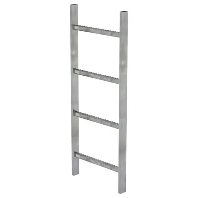 Produktbild von MUNK Schachtleiter Stahl verzinkt 400mm breit 4 Sprossen 1,12m lang