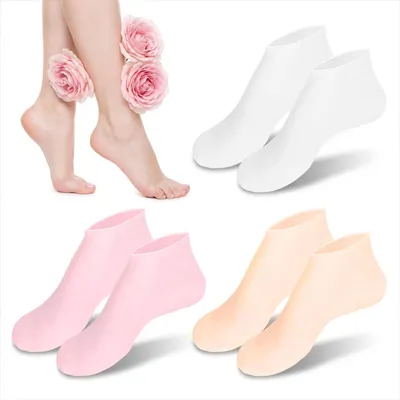 Produktbild von 3 Paar feuchtigkeitsspendende Silikonsocken