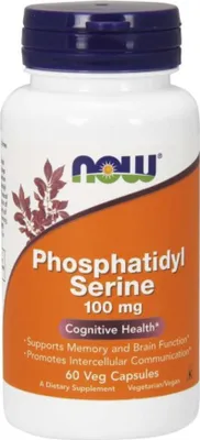 Productafbeelding van NOW Foods Dietary supplements Phosphatidyl Serine 100 MG, BI4323