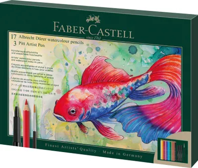 Obrázek produktu pro Faber-Castell 217552 FABER-CASTELL Set A. Dürer & Pitt Artist Pen 21er