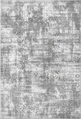 Zdjęcie produktu dla Dywan nowoczesny do salonu 67x120cm, miękki pluszowy kremowo szary