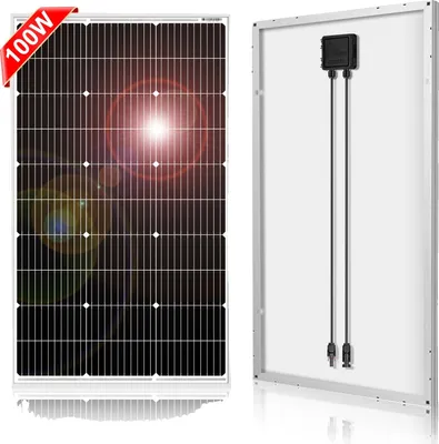 Obrázok produktu pre Solárny panel, vodotesný dizajn, efektívna výroba energie, 100 W, 18 V, 100 W