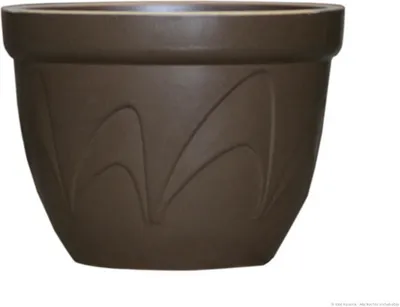 Produktbild von KERAZO Keramik Blumentopf Pflanzkübel Muldental 20x17cm BRAUN Frostfest, Robust, Standfest