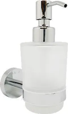 Produktbild von kielle Oudee - Seifenspender mit Halter, Glas matt/Chrom 40102000