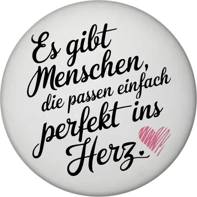 Produktbild von Es gibt Menschen, die passen perfekt ins Herz Magnet