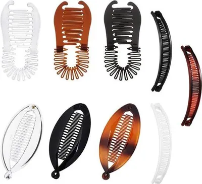 Zdjęcie produktu dla Zestaw 9 sztuk spinek do włosów – spinki do długich włosów w stylu retro, z mocnym zapięciem – akcesoria damskie