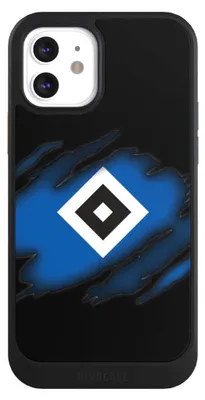 Produktbild von NIVOCASE Hülle für Apple iPhone 12  Handyhülle NIVOcore Case Schwarz HSV Hamburger SV Offizielles Lizenzprodukt