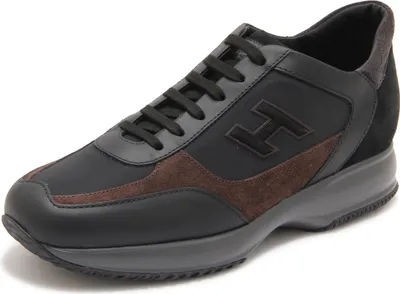 Produktbild von M1801 Sneaker Uomo Hogan Interactive Man Shoes Black/Brown