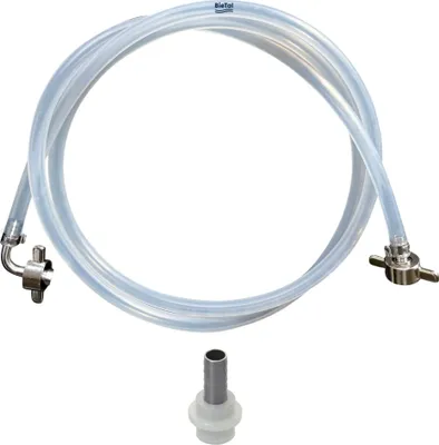 Produktbild von BieTal® Bier Schlauch Leitung 100cm CNS Tülle ohne Ringspalt 7 mm Bierschlauch