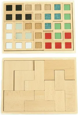 Immagine prodotto di Andreu Toys Puzzle Textures Gioco educativo Scatola di cartone multicolore