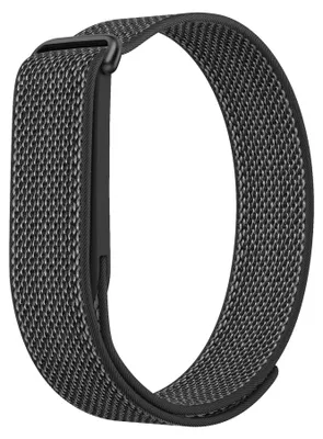 Produktbild von Bandz Nylon-Armband passend für Fitbit Air - Schwarz