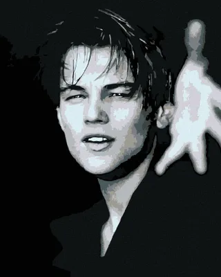Produktbild von Diamondi - Diamond painting - LEONARDO DICAPRIO, 40X50 cm, ohne Keilrahmen