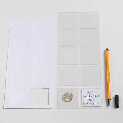 Produktbild von Münzentaschen für 2 Münzen (42 mm), 100er Pack